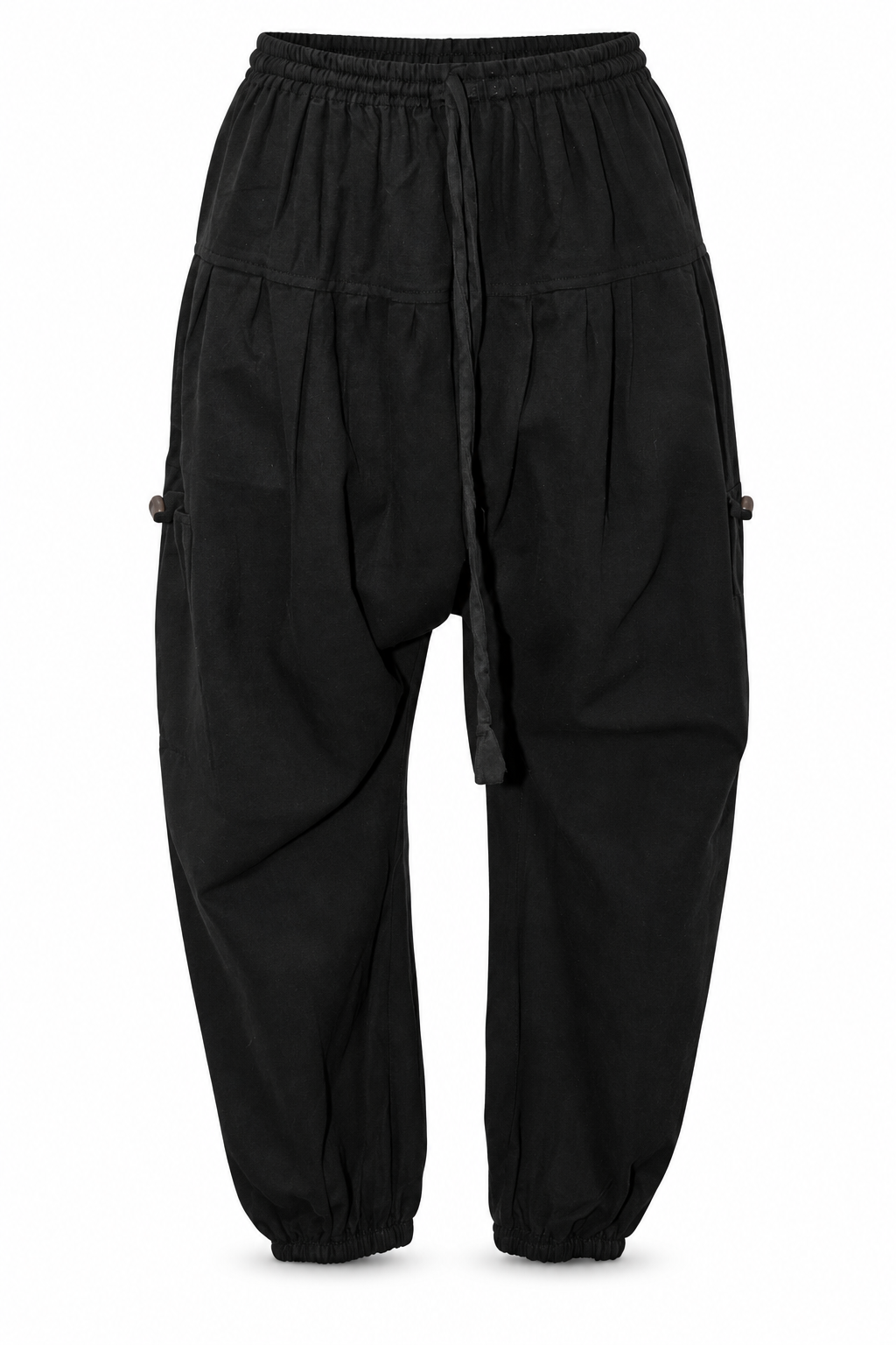 Black Plain Harem Pants – view 5