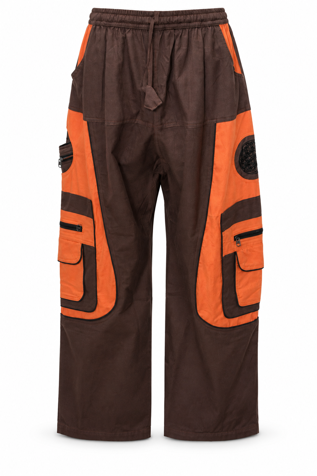 Brown Orange Cargo Pants – view 5