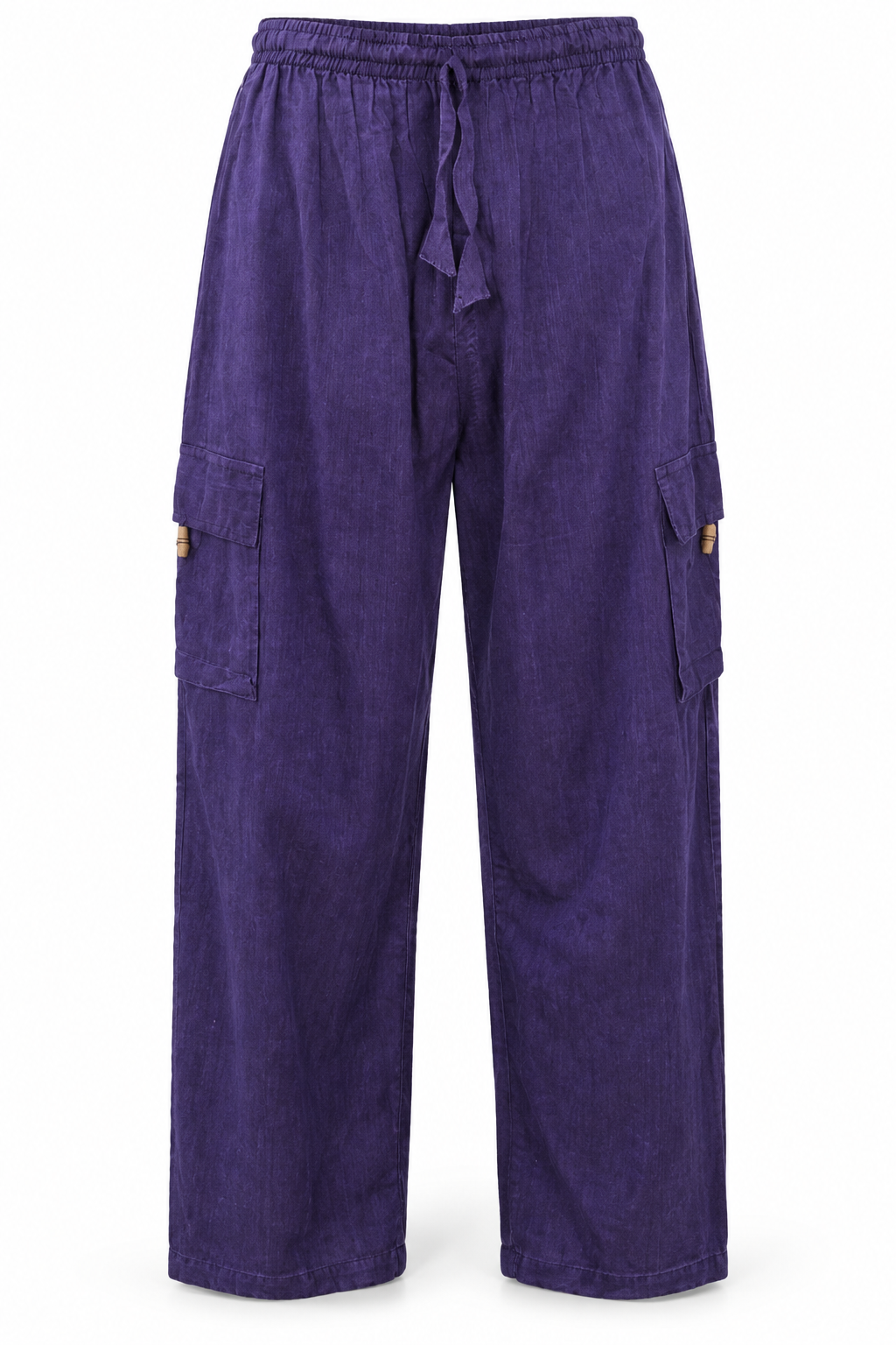 Purple Plain Cargo Pants – view 5