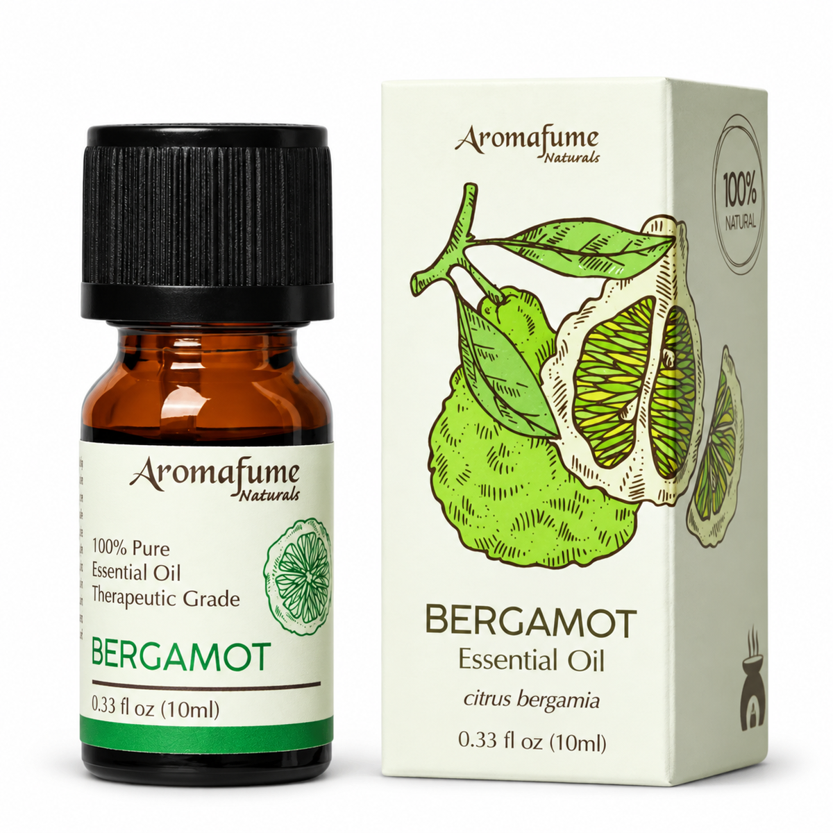 Aromafume Bergamot Pure Essential Oil - 10 ml - product view 1