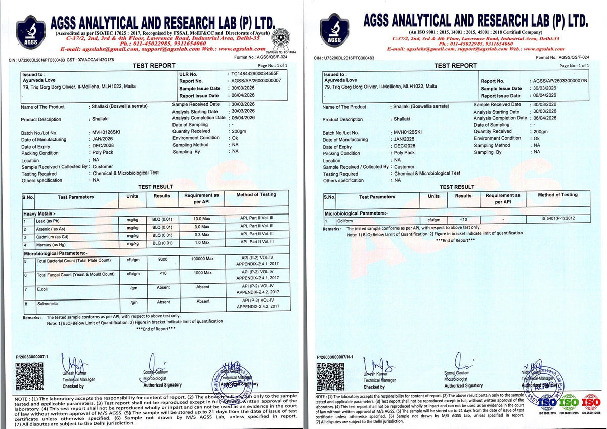 Shallaki (Boswellia Serrata) — product information