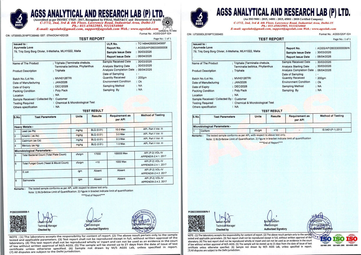 Triphala (Trifla) — product information