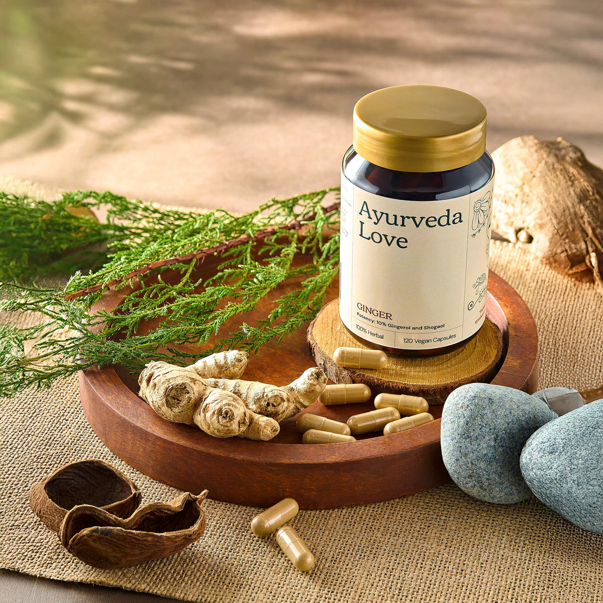 Ginger (Zingiber Officinale) — product lifestyle photo