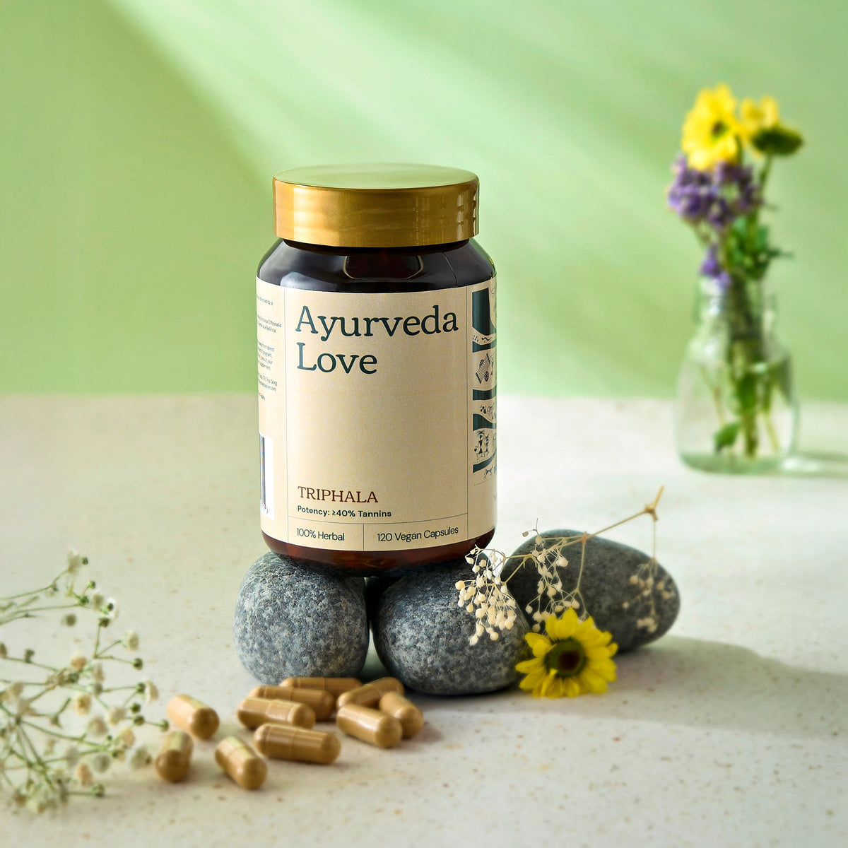Triphala (Trifla) — product lifestyle photo