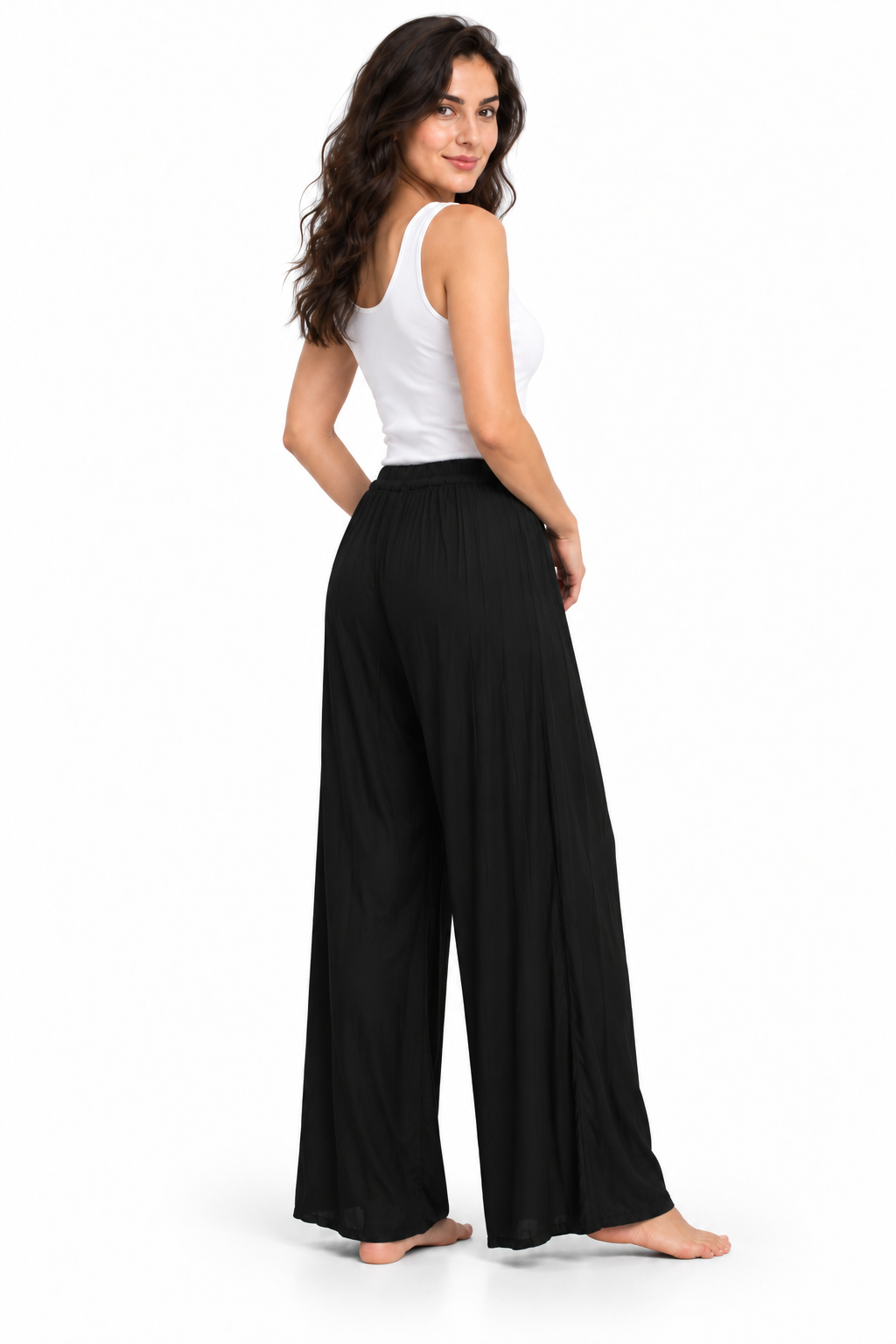 Black Pleated Palazzo – product view 3