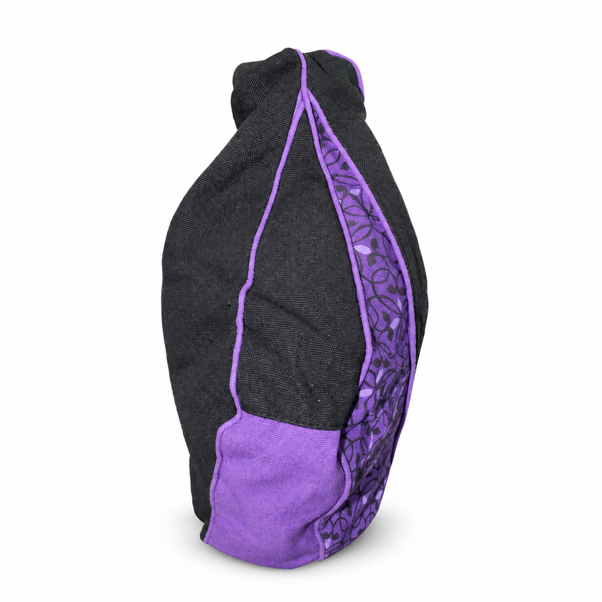 Black Purple Slouch Shoulder Bag – view 2