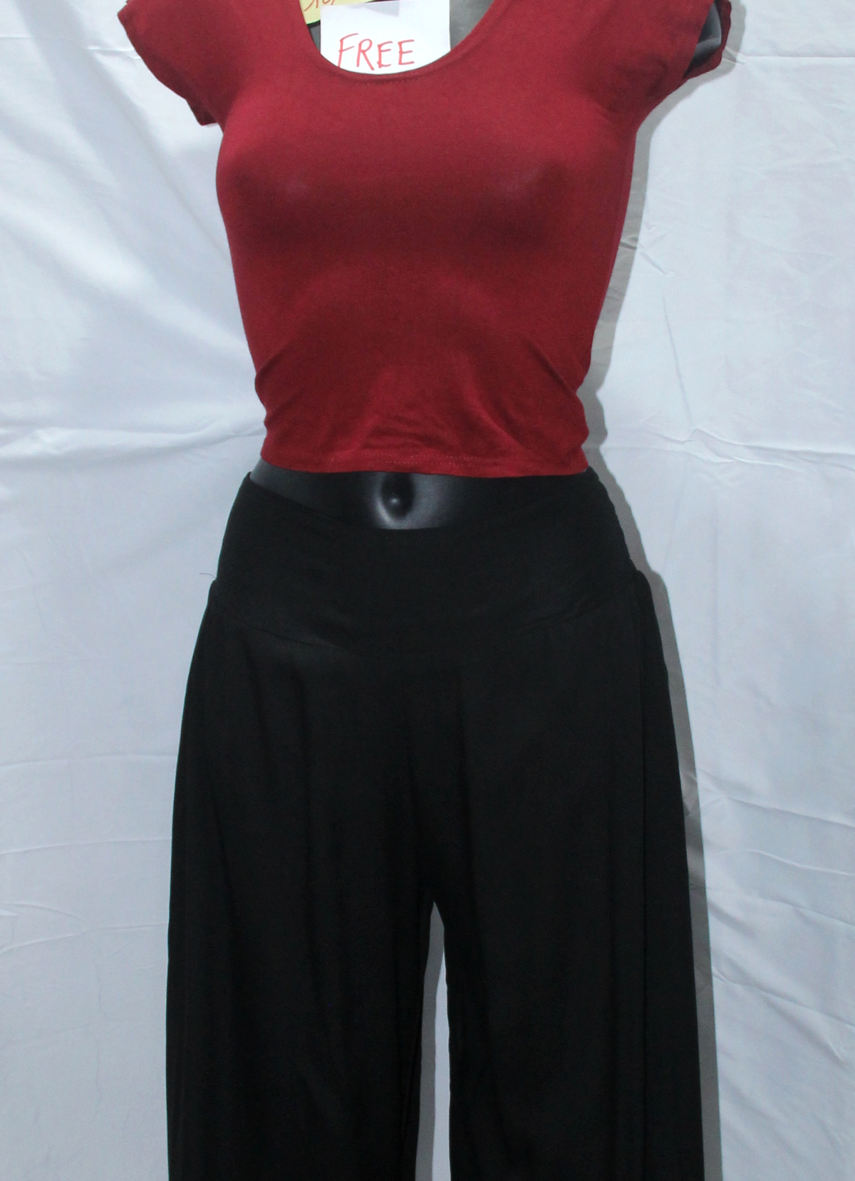 Black Split Palazzo – product view 5