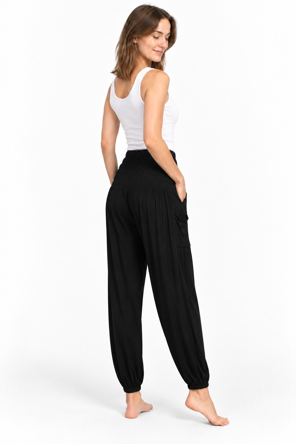 Black Tapered Pants – product view 3