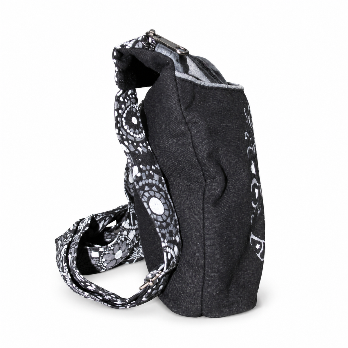 Black White Tree of Life Crossbody Bag – view 2