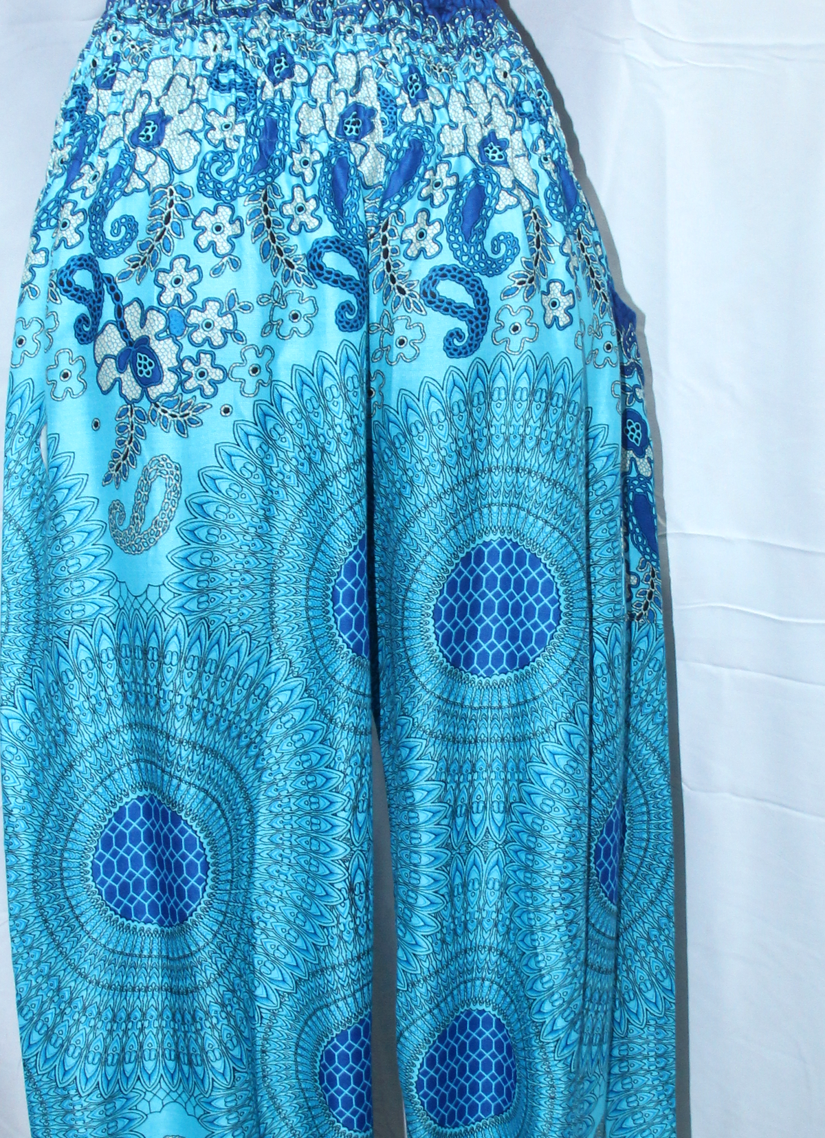 Blue Mandala Harem Pants – product view 5