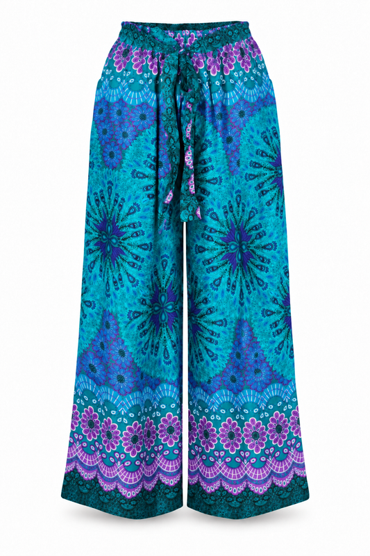 Blue Purple Mandala Palazzo – product view 1