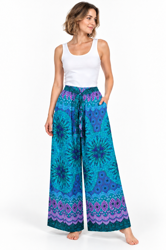 Blue Purple Mandala Palazzo – product view 2