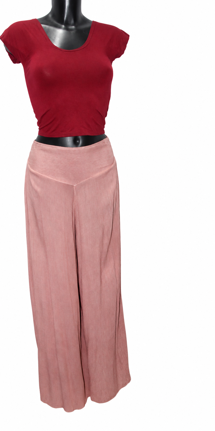 Blush Pink Wide Leg Pants – product view 6