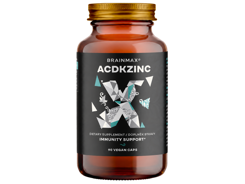 BrainMax ACDKZinc - 90 Capsules — main product photo on pure white background