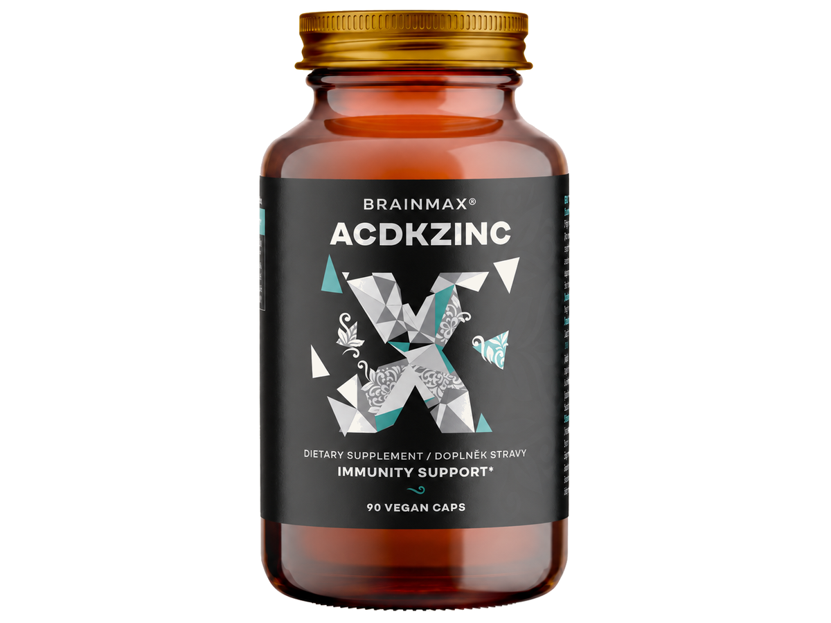 BrainMax ACDKZinc - 90 Capsules — main product photo on pure white background