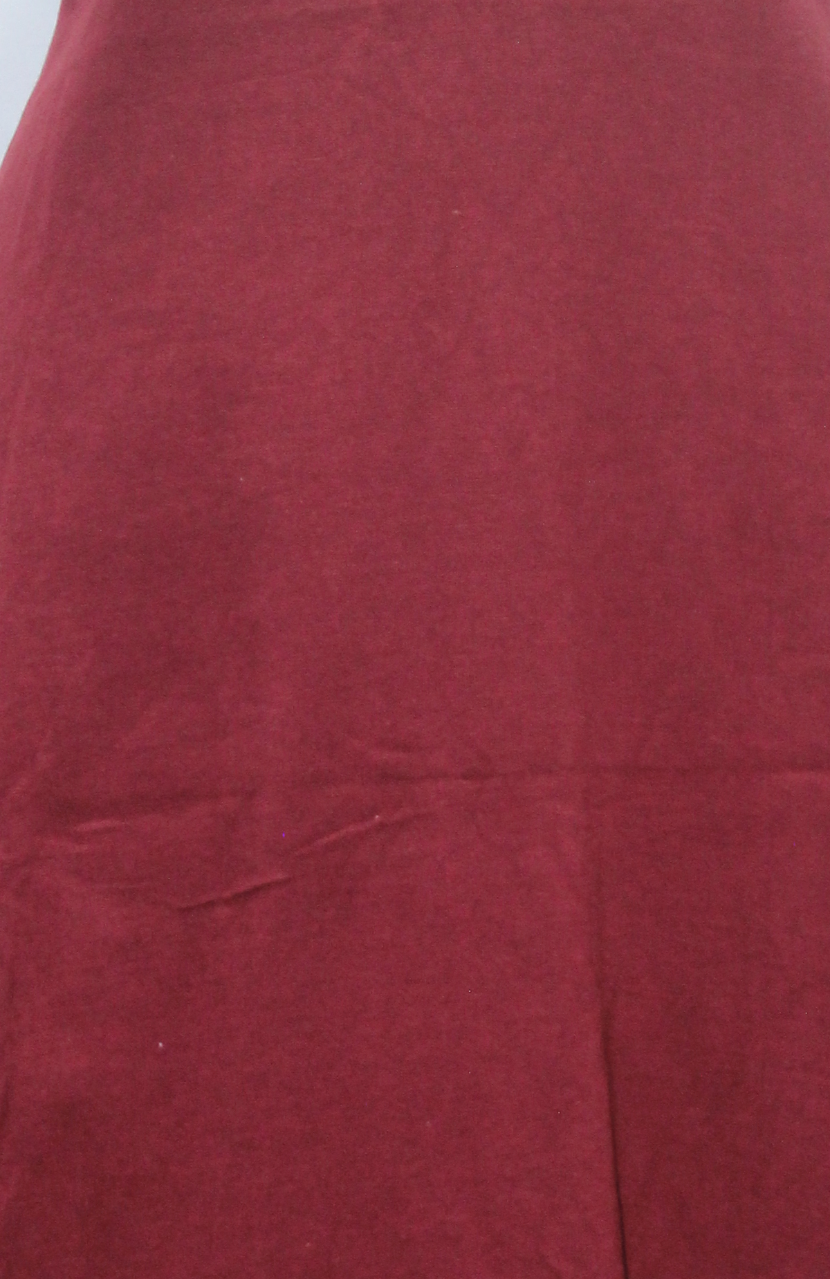 Burgundy Cap Sleeve Dress — real fabric detail