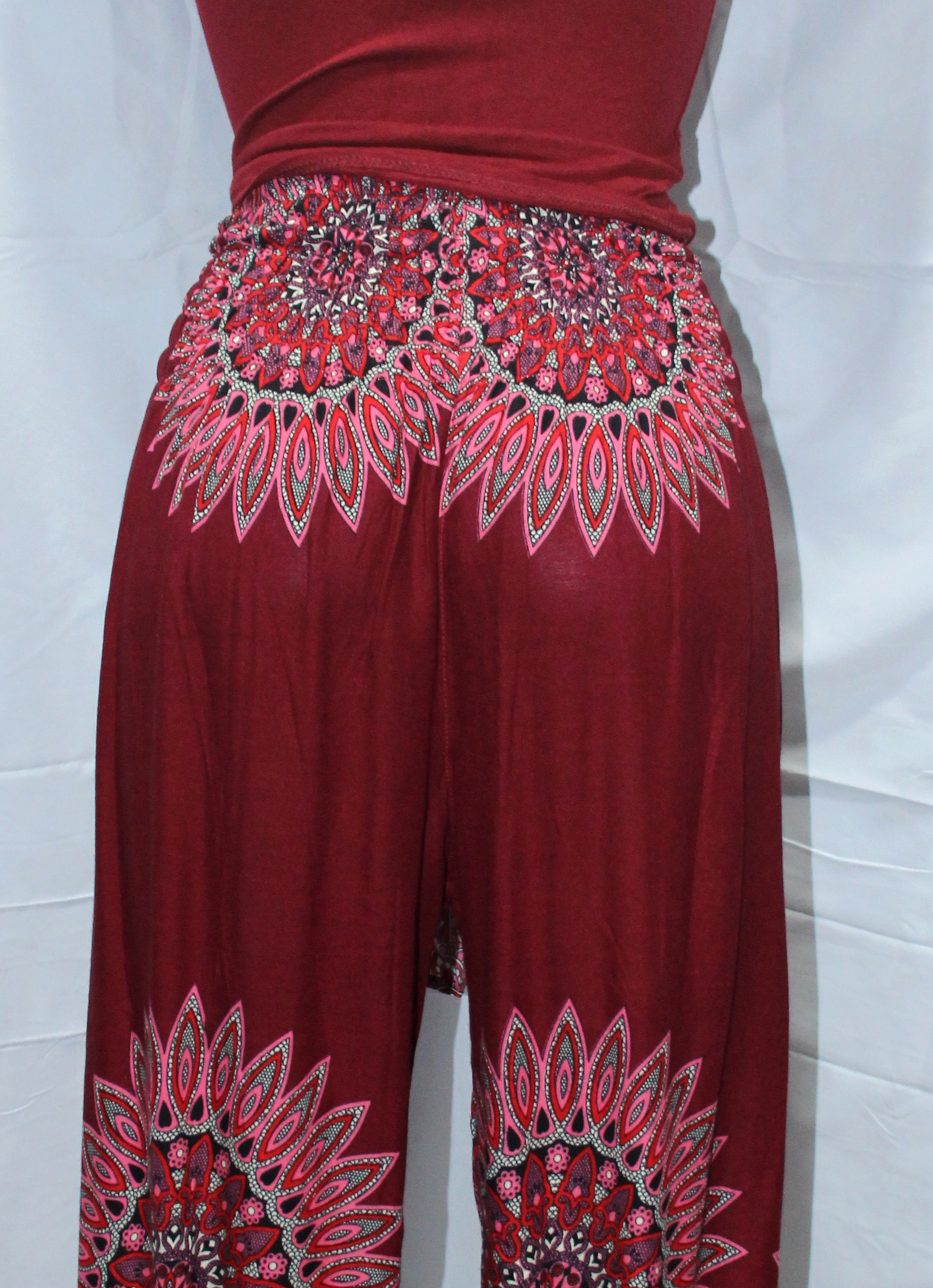 Burgundy Mandala Palazzo – product view 5