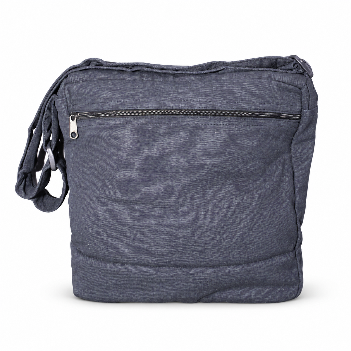 Charcoal Purple Geometric Messenger Bag – view 3