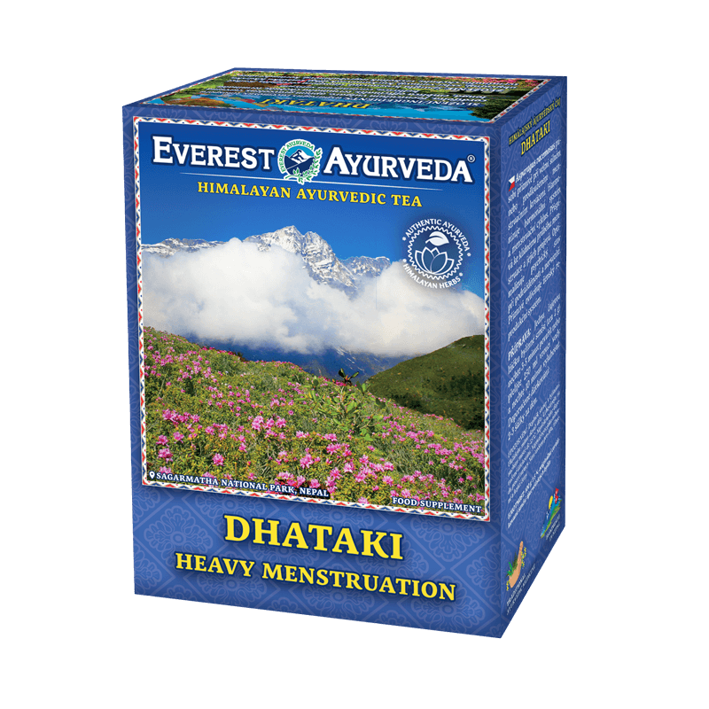 Dhataki Ayurvedic Herbal Tea – Menstrual Balance – 100 g box