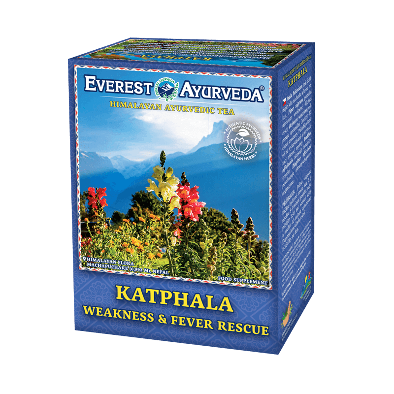 Katphala Ayurvedic Herbal Tea – Seasonal Respiratory Support – 100 g box
