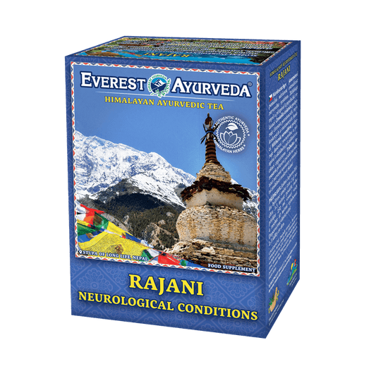 Rajani Ayurvedic Herbal Tea – Nervous-System Balance – 100 g box