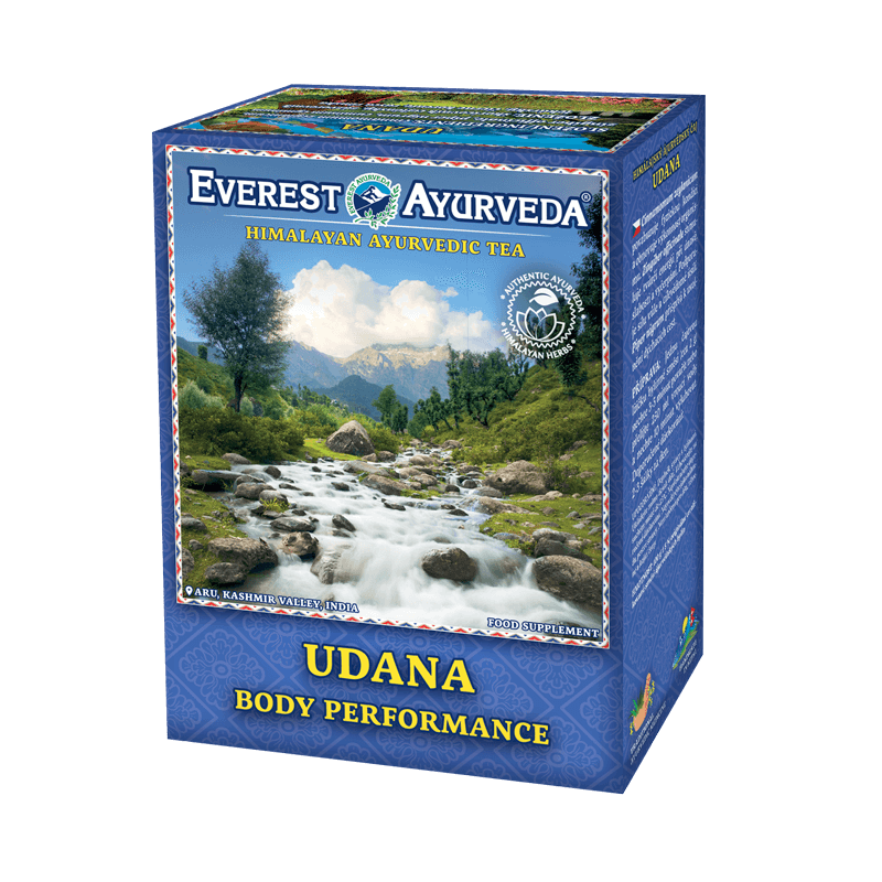 Udana Ayurvedic Herbal Tea – Energy & Physical Vitality – 100 g box