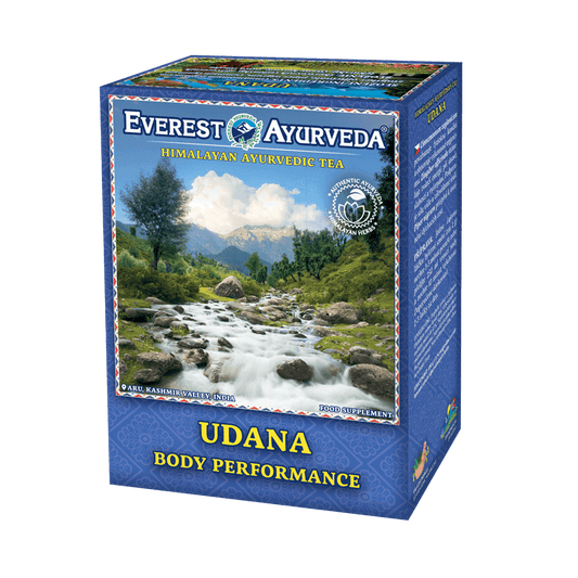 Udana Ayurvedic Herbal Tea – Energy & Physical Vitality – 100 g box