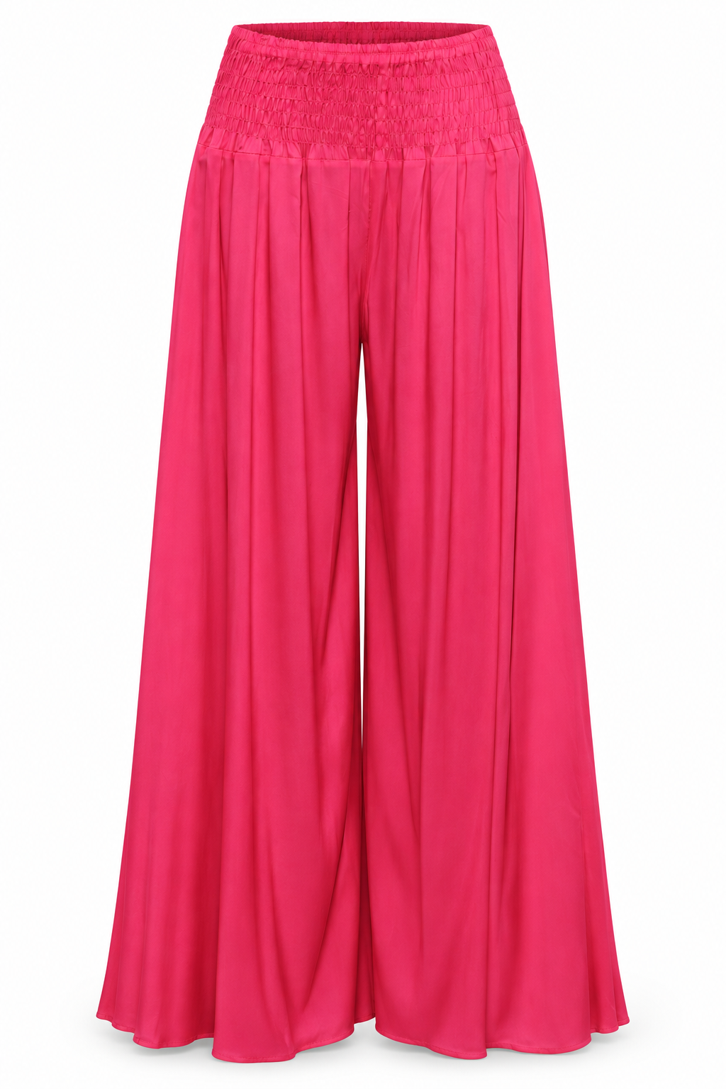 Fuchsia Pleated Palazzo – product view 1