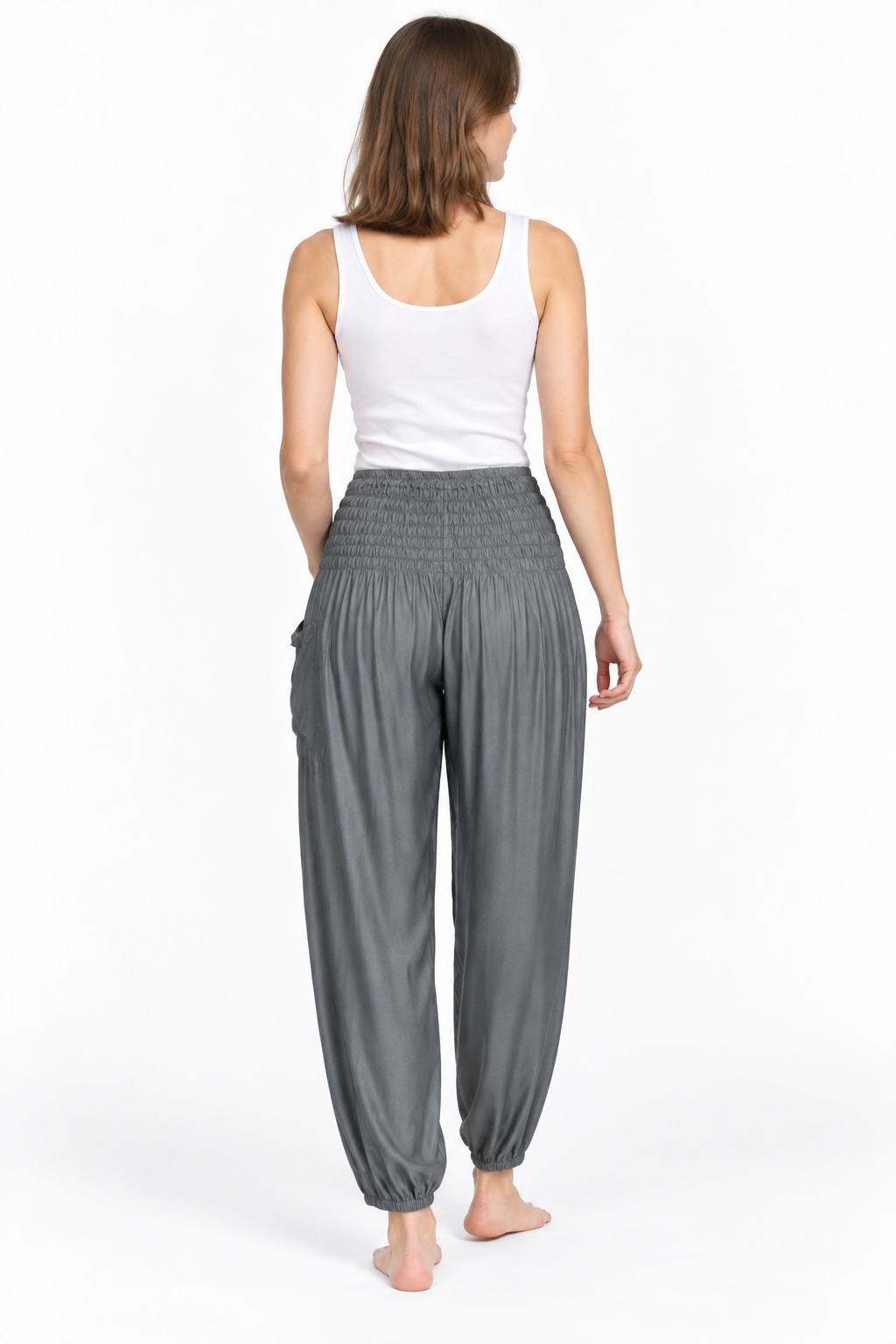 Grey Tapered Pants – product view 4