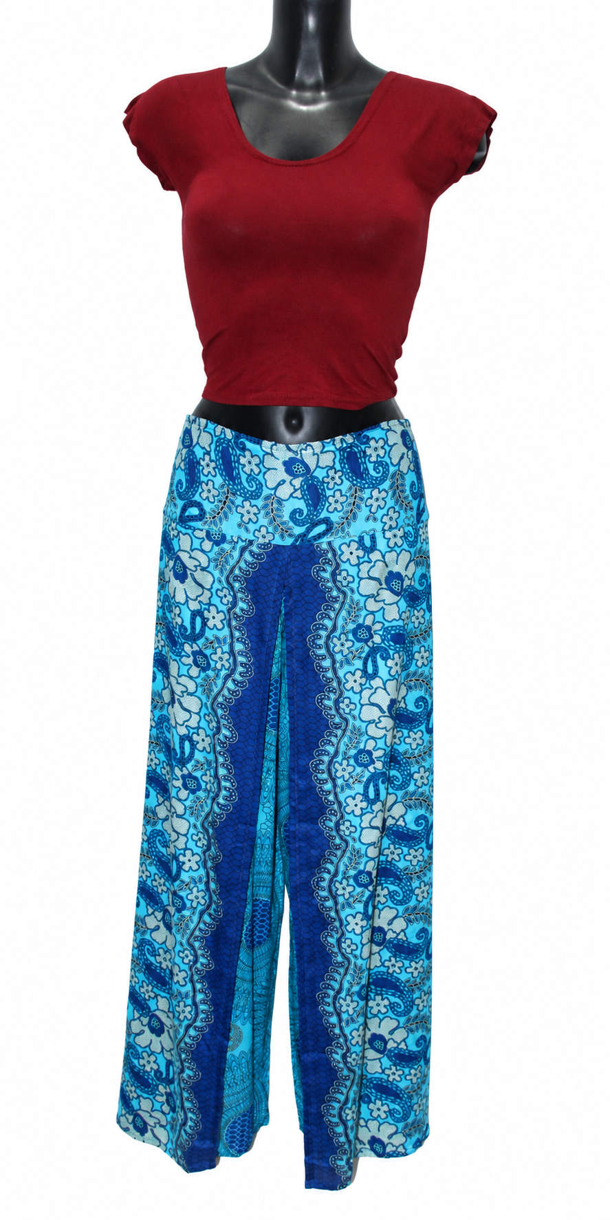 Light Blue Floral Palazzo – product view 6