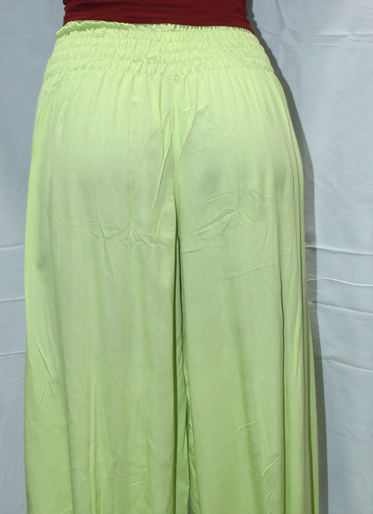 Lime Green Belted Palazzo – product view 5