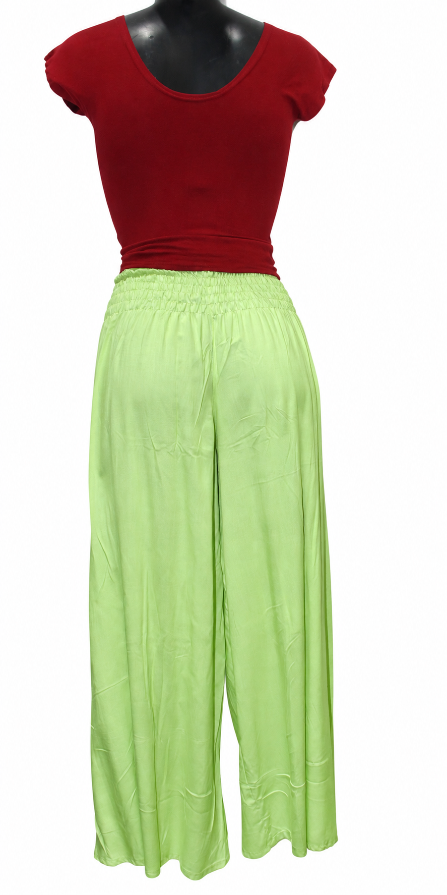 Lime Green Belted Palazzo – product view 6