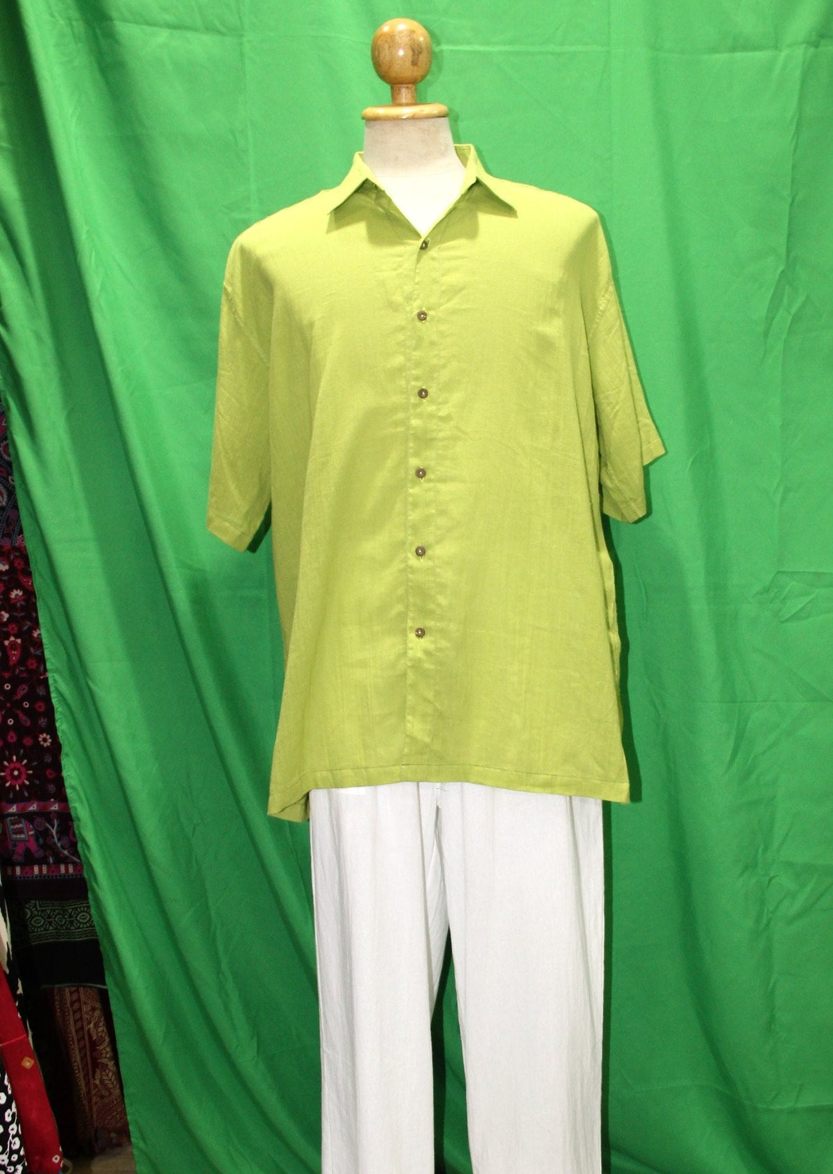 Lime Green soft baby cotton from Thailand — original product view