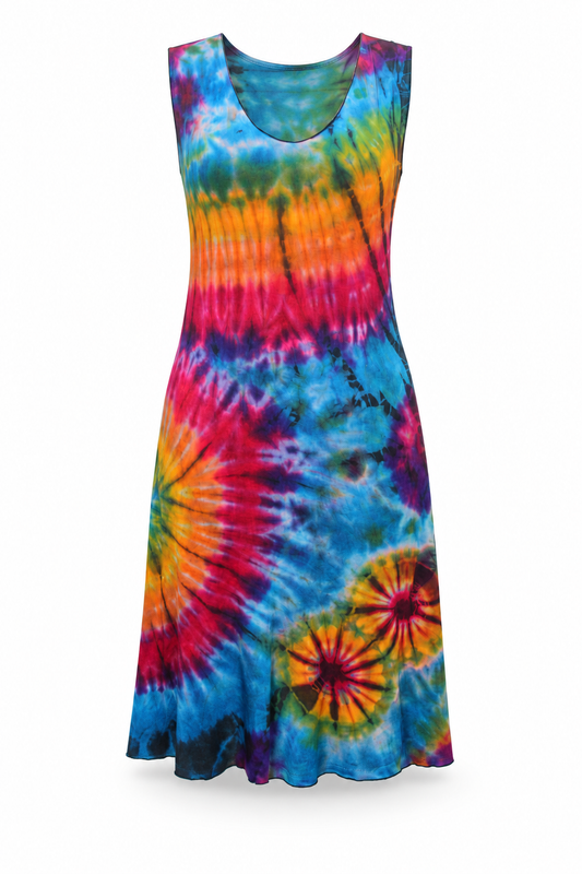 Long Dress - Rainbow Tie Dye – catalogue view 1