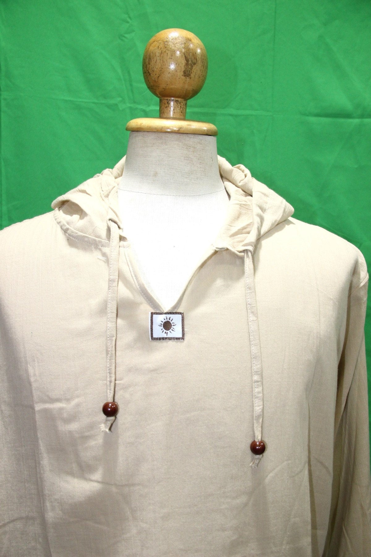 Long Sleeve Sun on my Chest Brown — garment detail