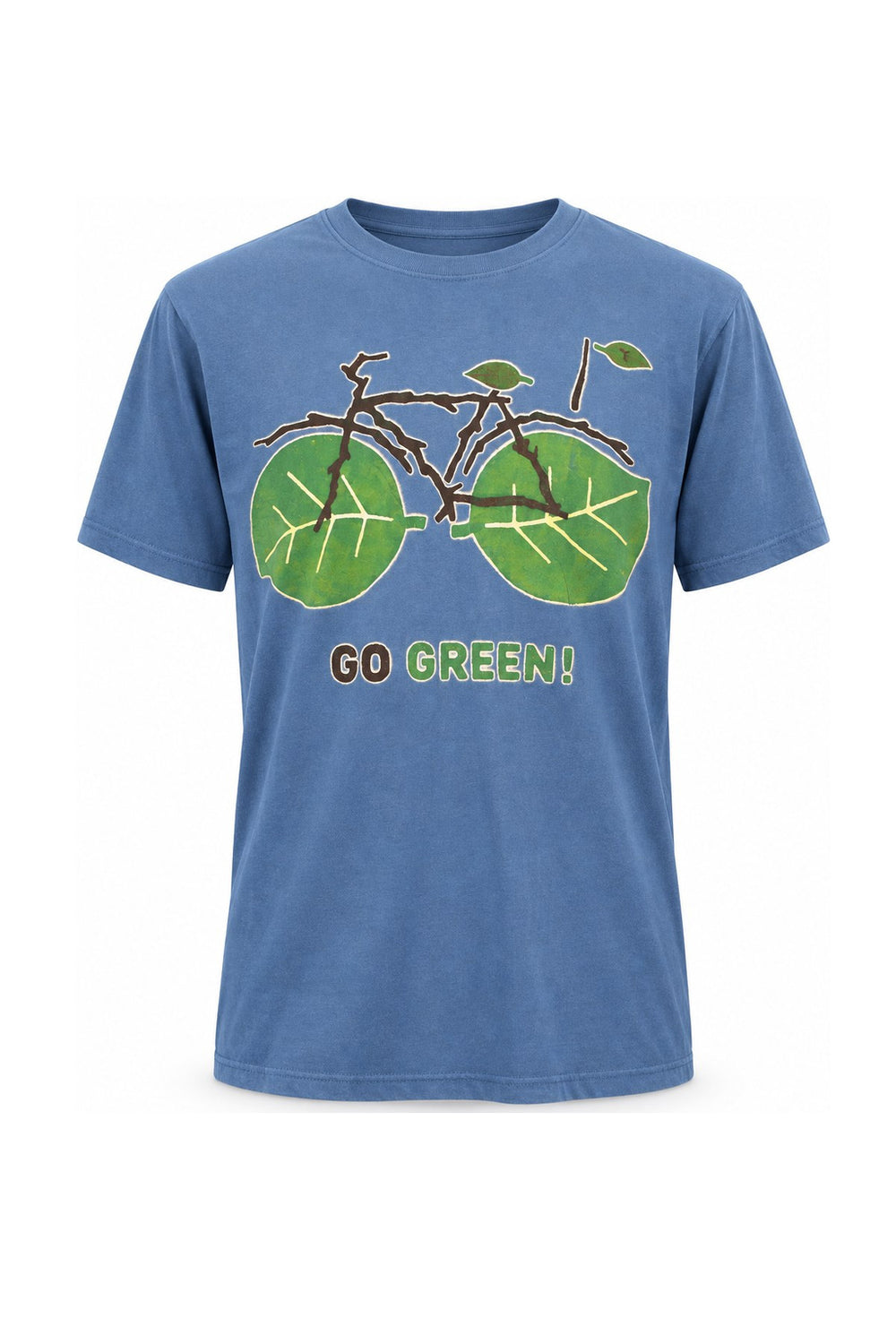 Green Bicycle — ghost mannequin front view