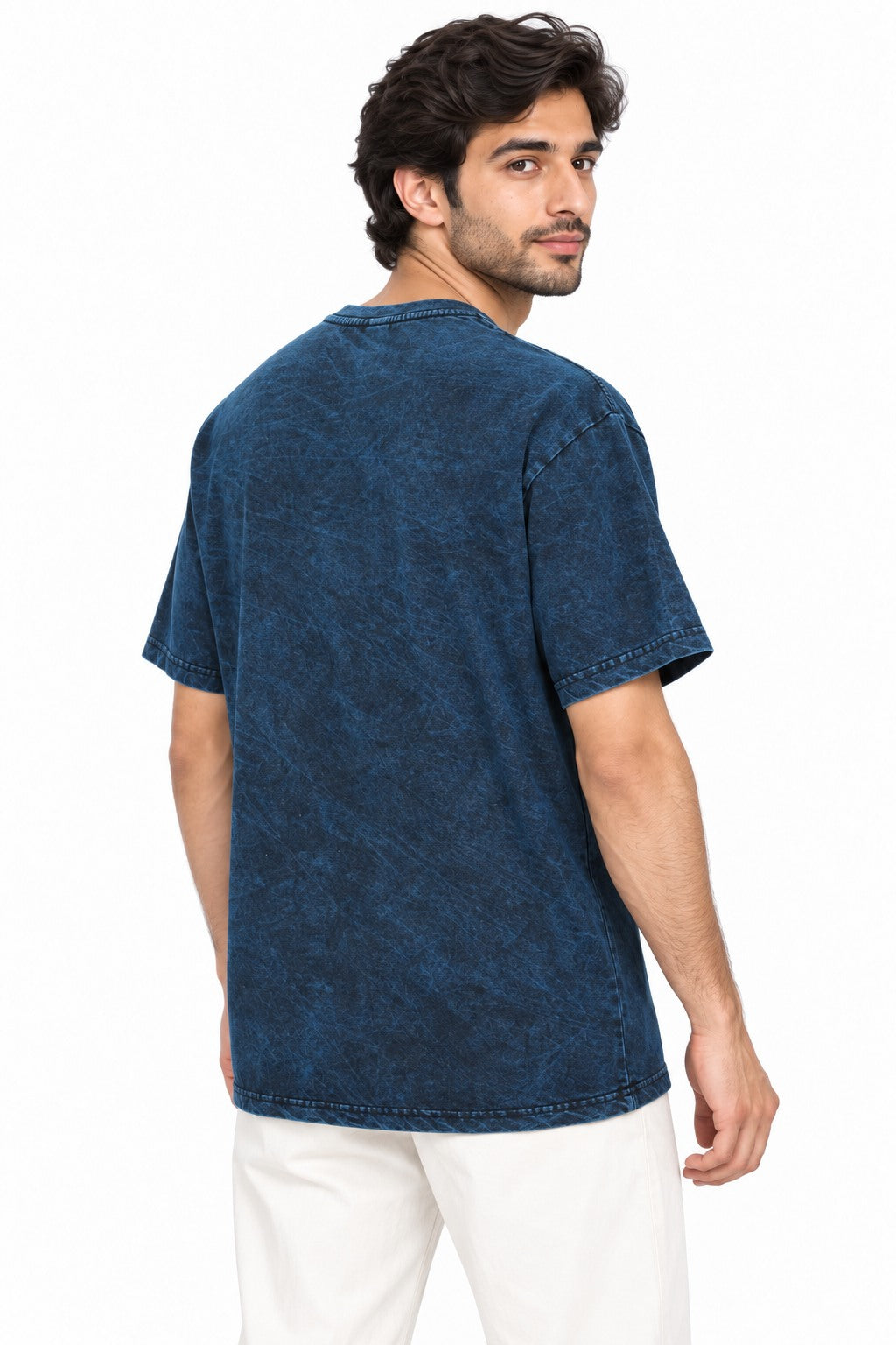 Golden Buddha — three-quarter back view