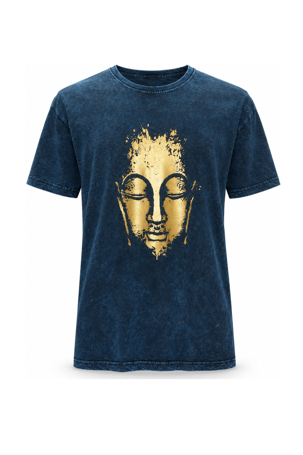 Golden Buddha — ghost mannequin front view