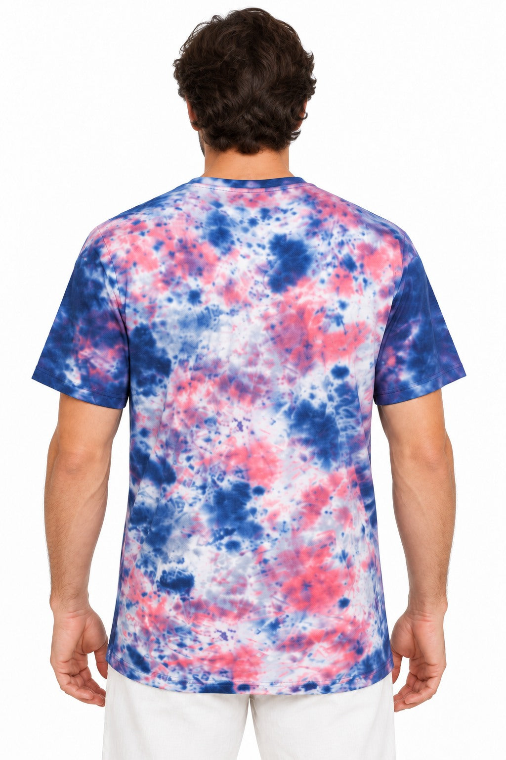 Om Mandala Tie Dye — back view