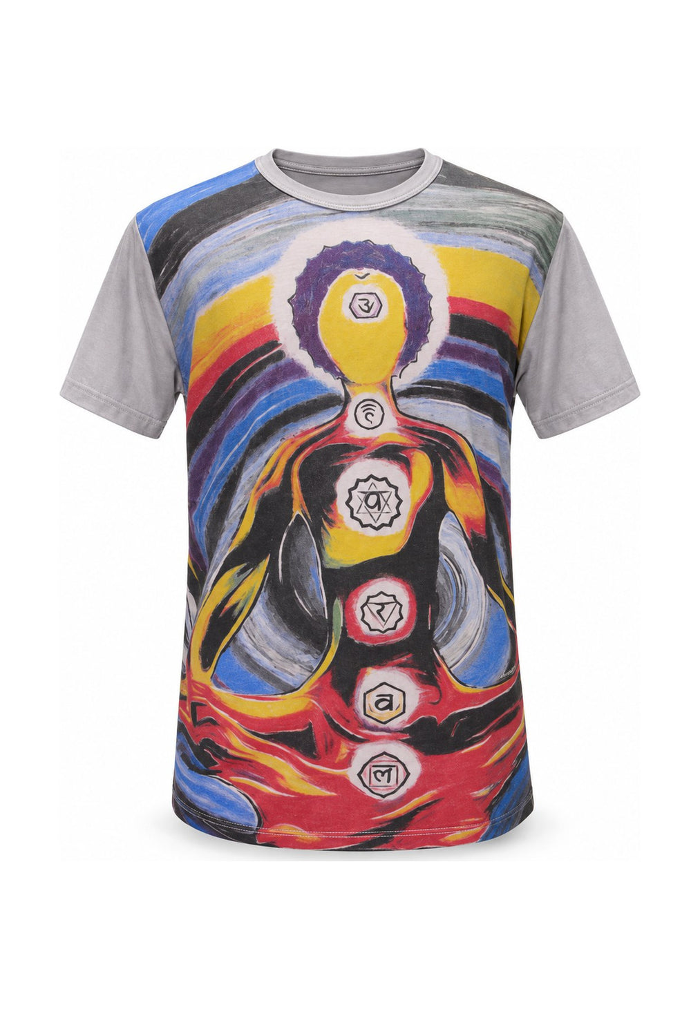 Seven Chakras Harmony — ghost mannequin front view