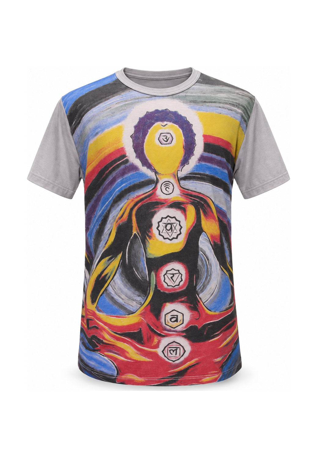 Seven Chakras Harmony — ghost mannequin front view
