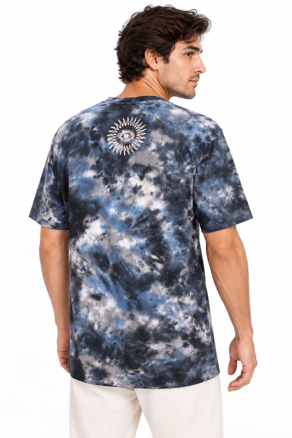 Thai Buddha — three-quarter back view