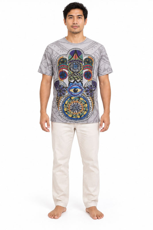 Eyes in Hamsa — model front view