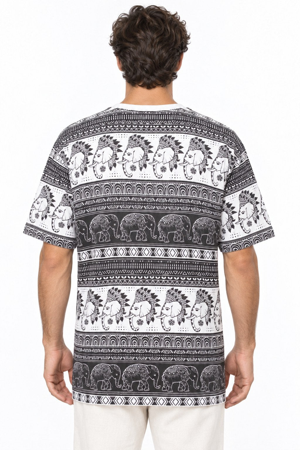Tribal Elephants — back view