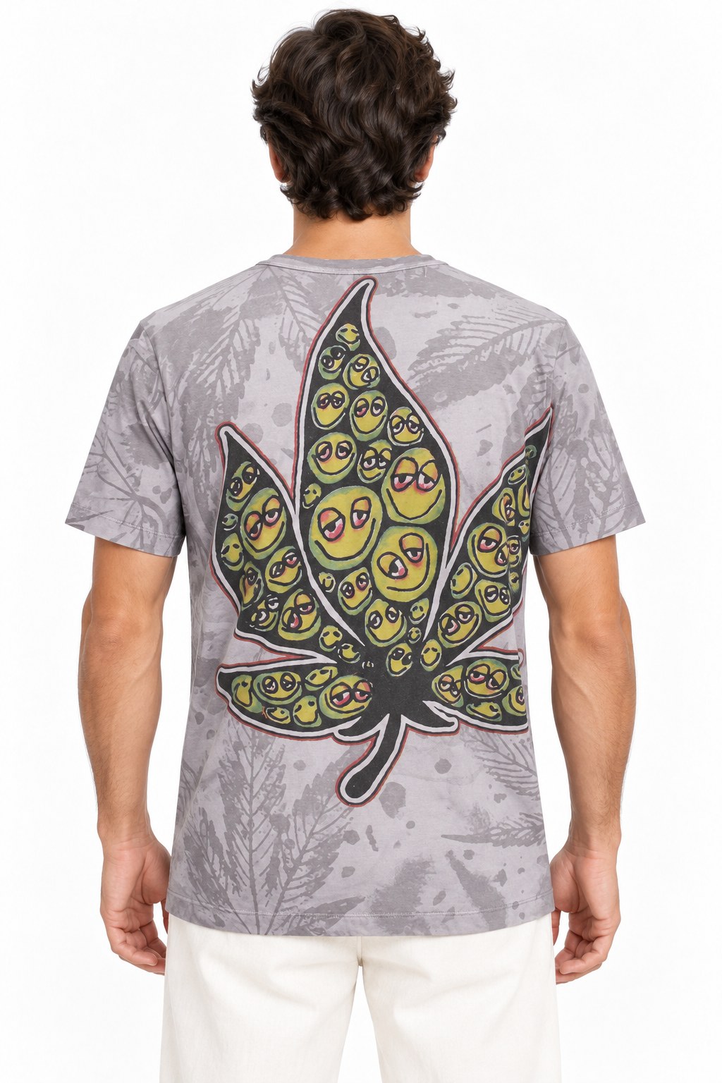 Happy Leaf — back view