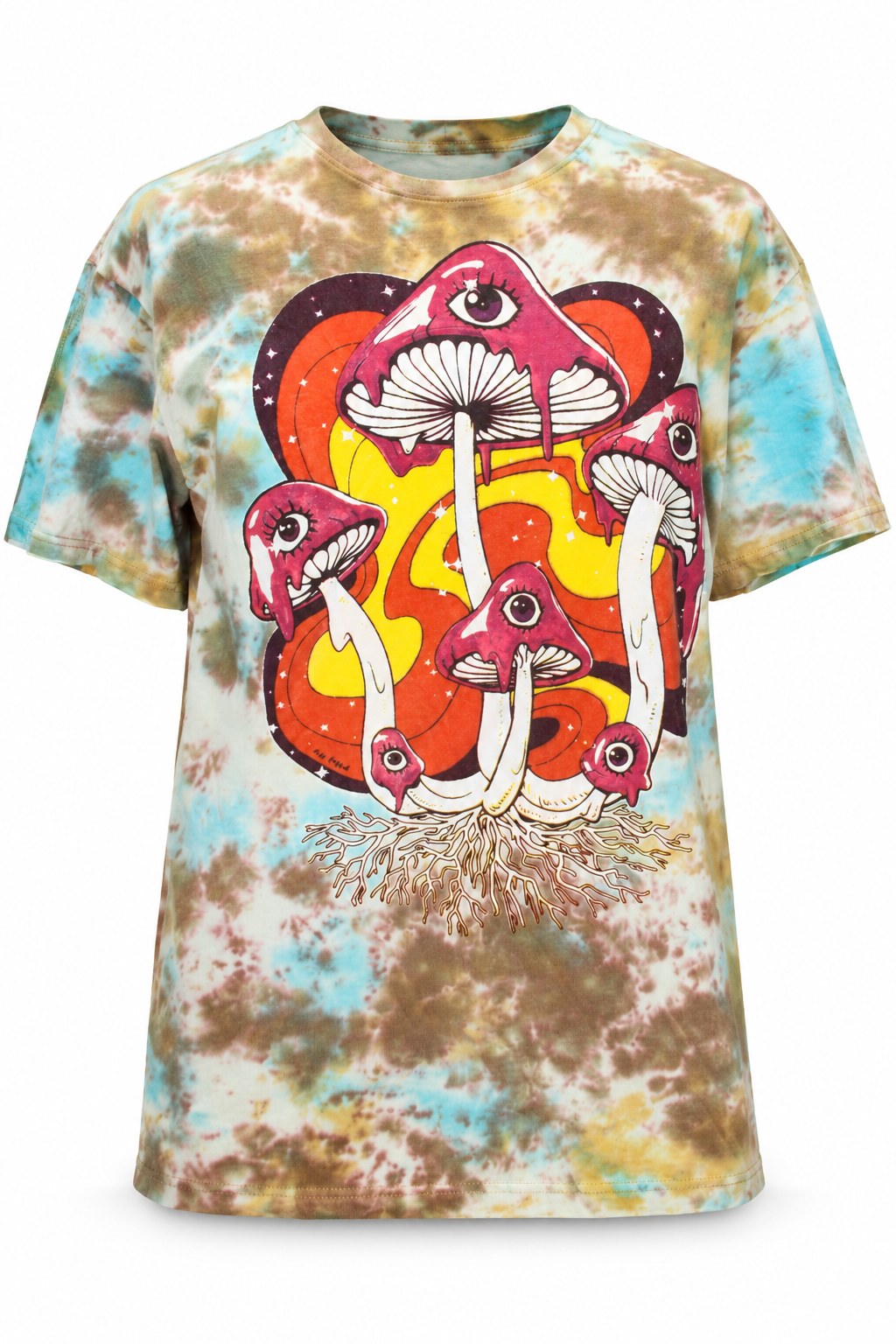 Magic Mashroom can see you — ghost mannequin front view