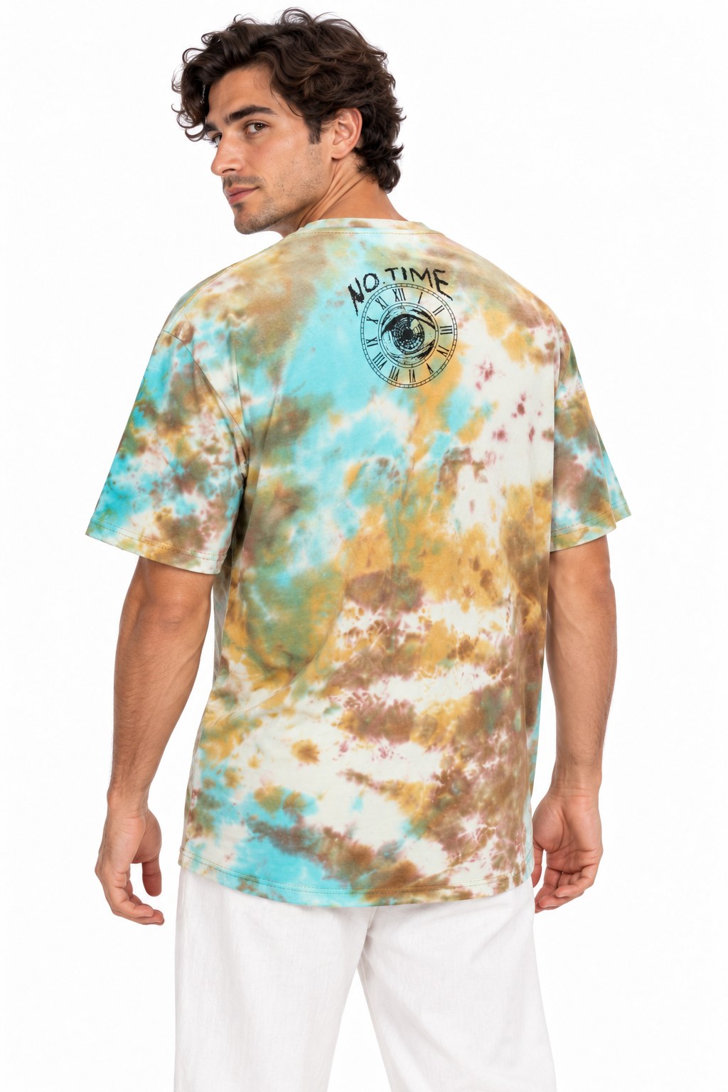Magic Mashroom can see you — three-quarter back view