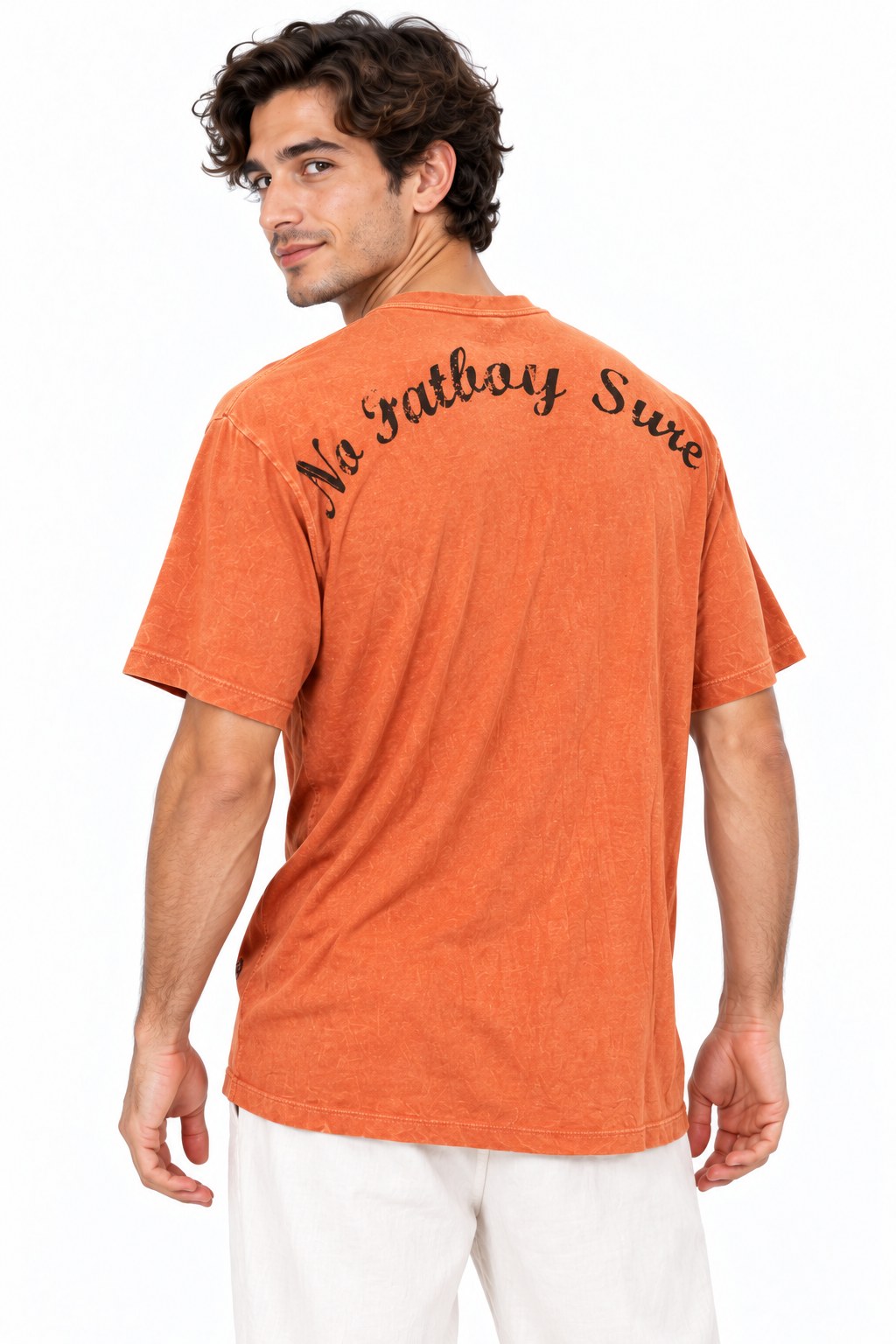 Short Sleeve Sure Bike — three-quarter back view