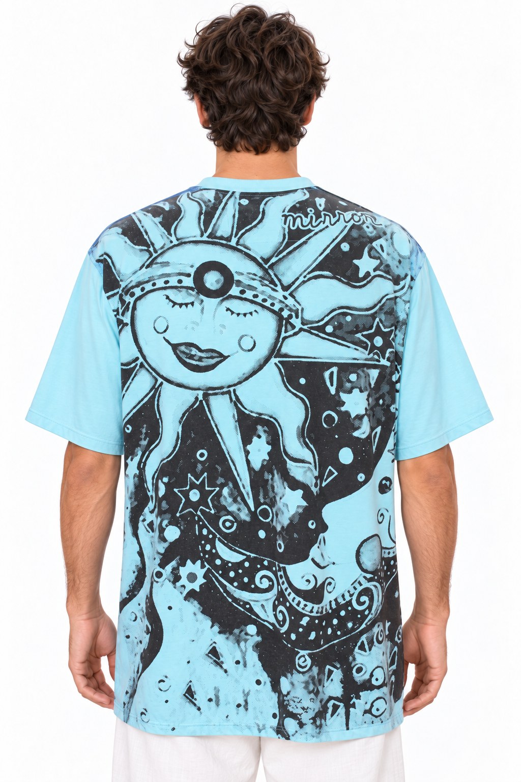 Happy Sun and Moon Tees from Thai — back view