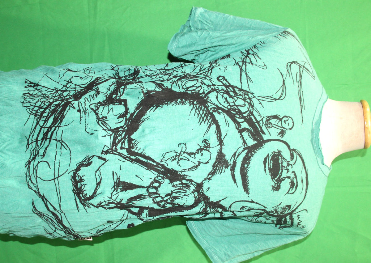 Sure Laughing Buddha in Turquoise Color — original product view